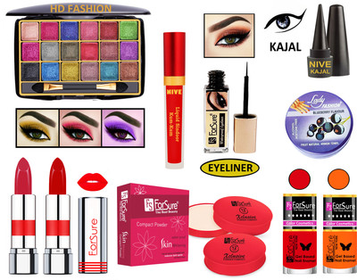 ForSure New Makeup Kit of 10 Items KB60A21(Pack of 4)