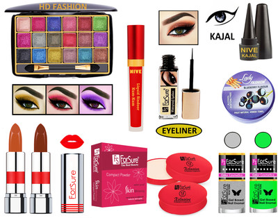 ForSure New Makeup Kit of 10 Items KB60A60(Pack of 4)