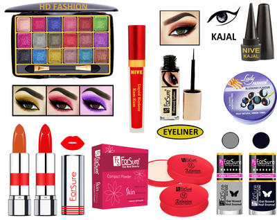 ForSure New Makeup Kit of 10 Items KB60A54(Pack of 4)