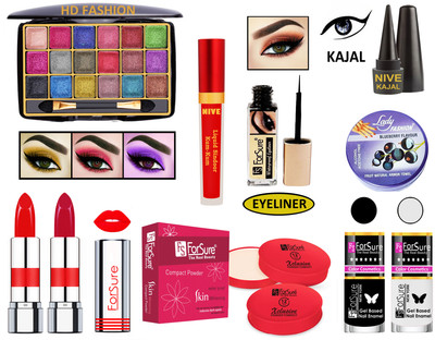 ForSure New Makeup Kit of 10 Items KB60A10(Pack of 4)