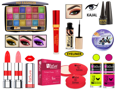 ForSure New Makeup Kit of 10 Items KB60A151(Pack of 4)