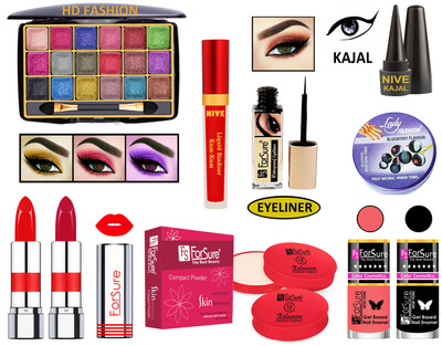 ForSure New Makeup Kit of 10 Items KB60A07(Pack of 10)