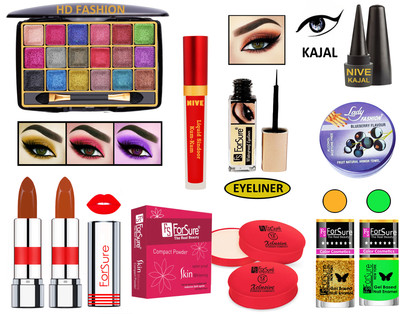ForSure New Makeup Kit of 10 Items KB60A48(Pack of 4)