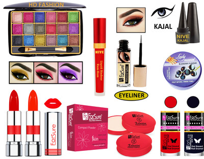 ForSure New Makeup Kit of 10 Items KB60A24(Pack of 4)