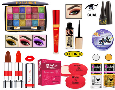 ForSure New Makeup Kit of 10 Items KB60A11(Pack of 4)