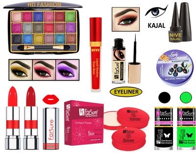 ForSure New Makeup Kit of 10 Items KB60A101(Pack of 4)