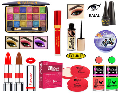 ForSure New Makeup Kit of 10 Items KB60A70(Pack of 4)