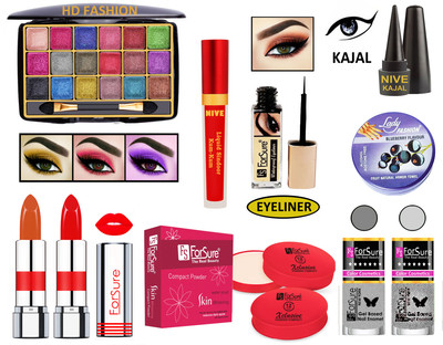 ForSure New Makeup Kit of 10 Items KB60A52(Pack of 4)