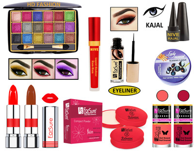 ForSure New Makeup Kit of 10 Items KB60A67(Pack of 4)