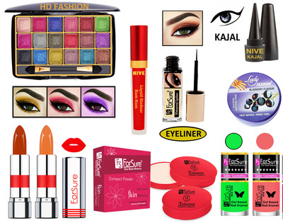 ForSure New Makeup Kit of 10 Items KB60A95(Pack of 4)