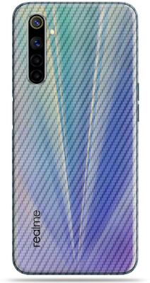 Satisfactory Realme 6 Mobile Skin(Transparent-Carbon Fiber Skin With Matte Finish)