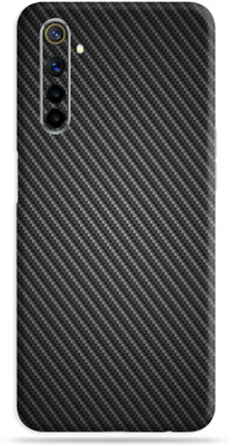 Satisfactory Realme 6 Mobile Skin(Black-Carbon Fiber Skin With Matte Finish)