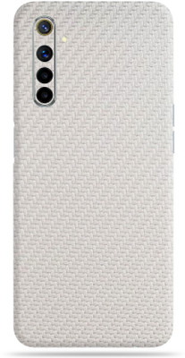 Satisfactory Realme 6 Mobile Skin(White-Carbon Fiber Skin With Matte Finish)