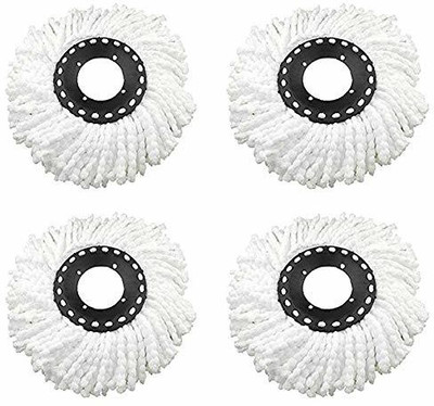 Aric Mop Head Refill (White) -4 Pieces Mop Refill