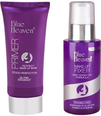 BLUE HEAVEN Primer & Fixer Combo of Make-Up Primer  - 115 ml(transparent + white)