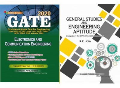 Gate Electronics And Communication Engineering With General Studies And Engineering Aptitude 2 Vol Combo Set(Paperback, Khanna Editorial Team and Er. R.K.Jain)