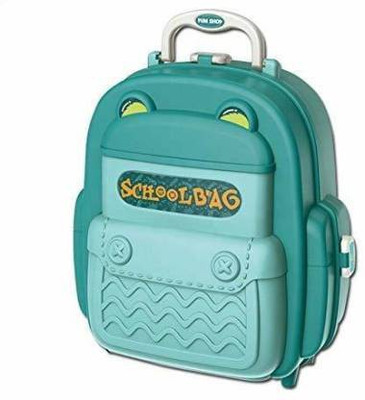 NJ FASHION 37 Piece School Bag Packing Pretend Play Super Market Set Toy for Kids(shop market)