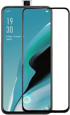 KARTRAY Edge To Edge Tempered Glass for Oppo Reno2 F(Pack of 1)
