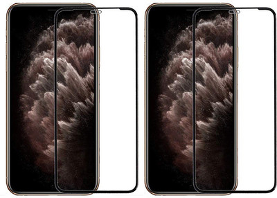 KARTRAY Edge To Edge Tempered Glass for Apple iPhone 11 Pro(Pack of 2)
