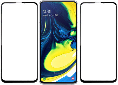 KARTRAY Edge To Edge Tempered Glass for Samsung Galaxy A80(Pack of 2)