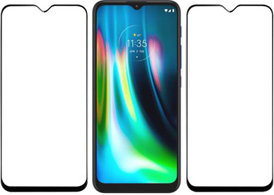 KARTRAY Edge To Edge Tempered Glass for Motorola G9(Pack of 2)