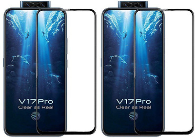 KARTRAY Edge To Edge Tempered Glass for Vivo V17 Pro(Pack of 2)