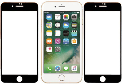KARTRAY Edge To Edge Tempered Glass for Apple iPhone 7, Apple iPhone 8, Apple iPhone SE 2020(Pack of 2)