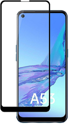 INFINITYWORLD Edge To Edge Tempered Glass for Oppo A53(Pack of 1)