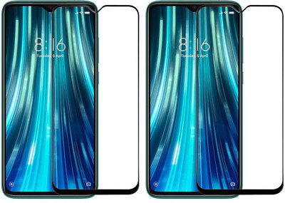 KARTRAY Edge To Edge Tempered Glass for Mi Redmi Note 8 Pro(Pack of 2)