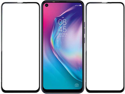 KARTRAY Edge To Edge Tempered Glass for Tecno Camon 15(Pack of 2)