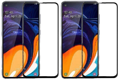 KARTRAY Edge To Edge Tempered Glass for Samsung Galaxy A60(Pack of 2)