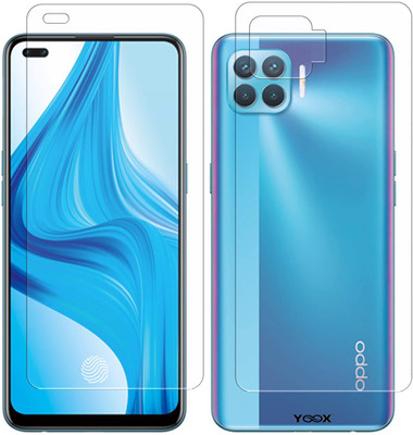Yoox Front and Back Screen Guard for Oppo F17 Pro(Pack of 2)