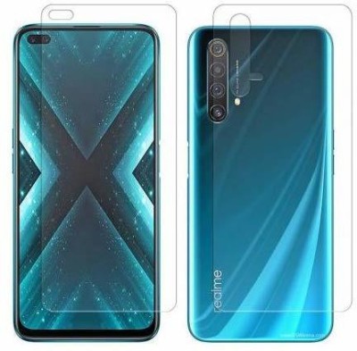 PR SMART Front and Back Tempered Glass for Realme X3(Pack of 2)