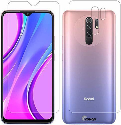 Firstkart Front and Back Tempered Glass for Redmi 9 Prime(Pack of 2)