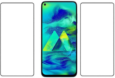 KARTRAY Tempered Glass Guard for Samsung Galaxy M40(Pack of 2)