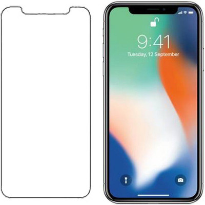 KARTRAY Tempered Glass Guard for Apple iPhone X(Pack of 1)