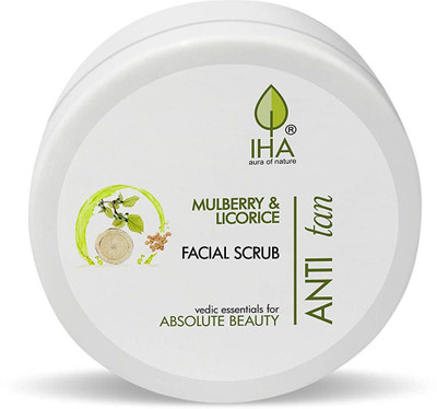 IHA Anti Tan Facial Scrub - Herbal Face Scrub with Mulberry Scrub(500 g)