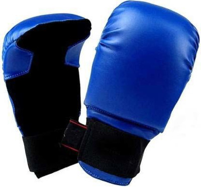 Ankaro Karate gloves blue L Martial Art Gloves(Blue)
