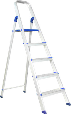 Flipkart SmartBuy 5 Step With Heavy Platform Aluminium Ladder(With Platform)
