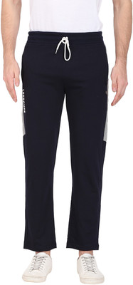 Leebonee Solid Men Dark Blue Track Pants