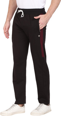 Leebonee Solid Men Black Track Pants
