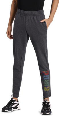 PUMA Graphic Print Men Grey Track Pants