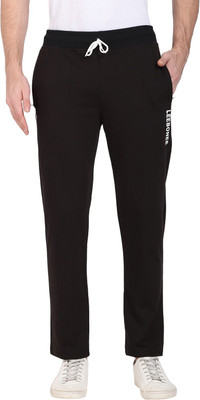 Leebonee Solid Men Black Track Pants