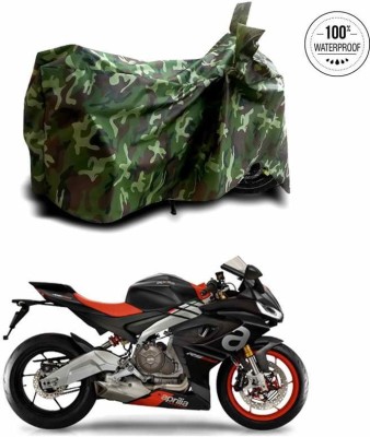 SEBONGO Waterproof Two Wheeler Cover for Aprilia(Green)