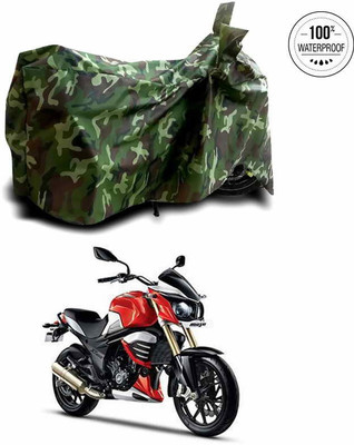 SEBOMGO Waterproof Two Wheeler Cover for Mahindra(Mojo, Multicolor)