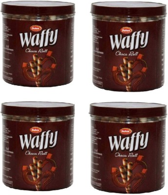 Dukes Waffy Choco Wafer Rolls 250 GRAM X 4 Wafer Rolls(4 x 0.25 kg)