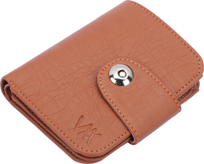 WILDAUK Men Tan Artificial Leather Wallet(5 Card Slots)