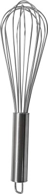 Shivom Steels Whisker Hand Blender Wire Whisk for Kitchen (Stainless Steel, 12 Inch) Stainless Steel Balloon Whisk