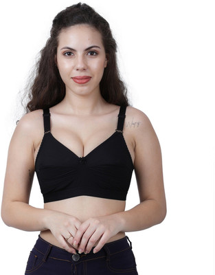 DAISY DEE Women Full Coverage Non Padded Bra(Black)