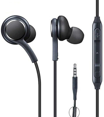 hitvill 100% Original Earphone For All Smart Phones Great Bass Wired Headset(Black, In the Ear)